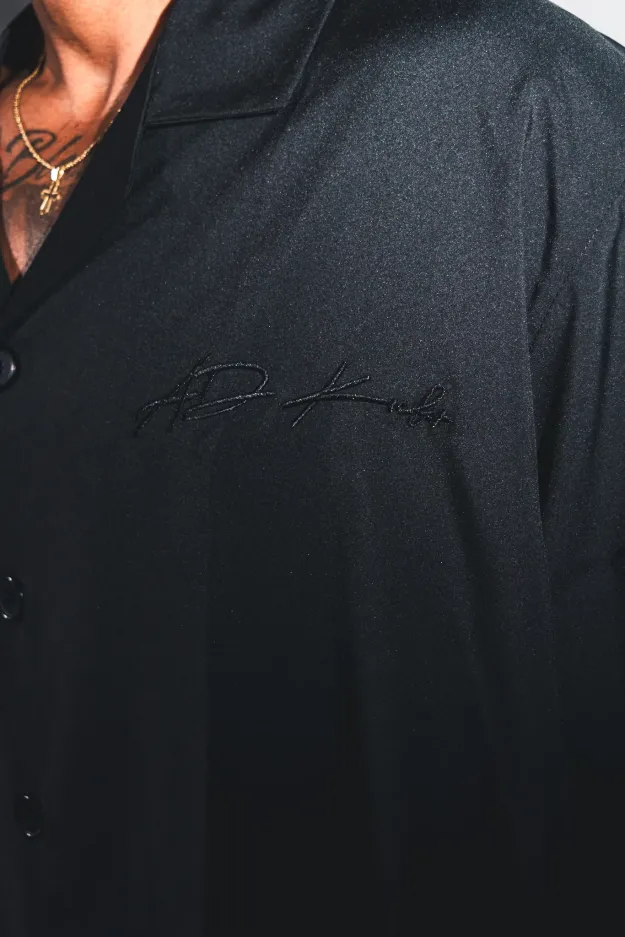 CAMISA OVERSIDE DELUX TRIPLE BLACK