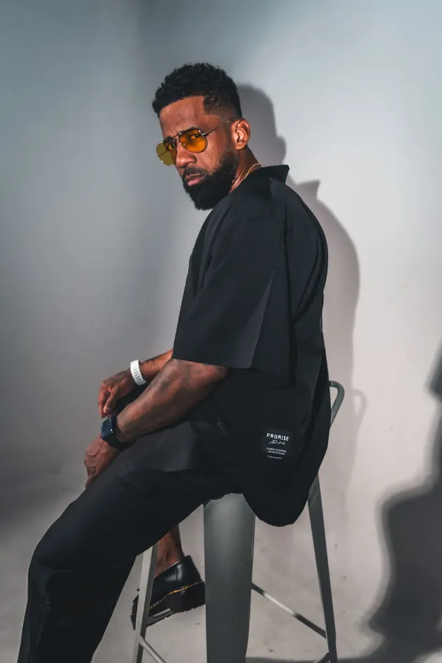 CAMISA OVERSIDE DELUX TRIPLE BLACK