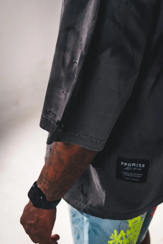 OVERSIDE PROMISE BLACK DESTROYED MAX