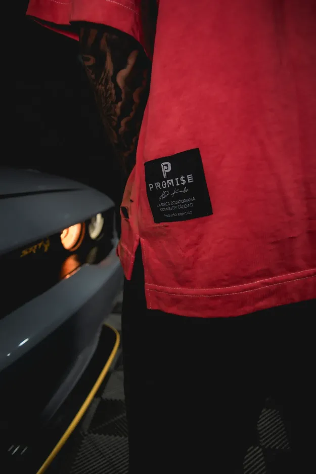 PREMIUM OVERSIZE PROMISE FIRE RED 300GSM